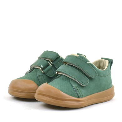 Rakerplus Sonic Hakiki Deri Yeşil Cırtlı Anatomik Bebek Spor Ayakkabı Sneaker