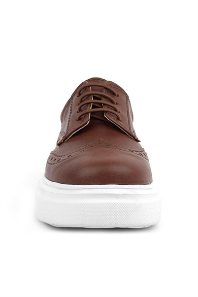 Rakerplus Taba Beyaz Taban Oxford Çocuk Klasik Ayakkabı