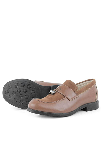 Rakerplus Taba Klasik Loafer Erkek Çocuk Ayakkabı