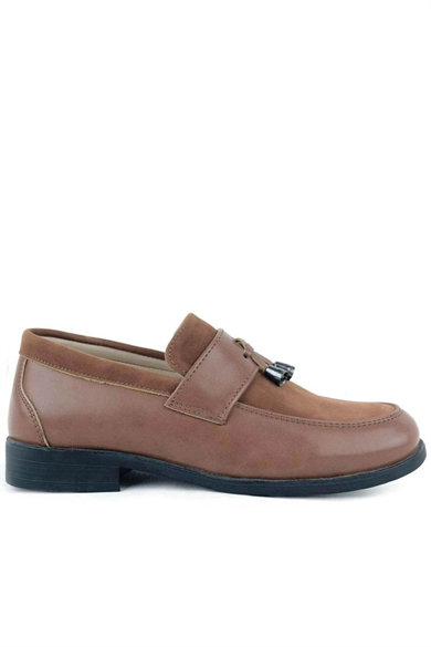 Rakerplus Taba Klasik Loafer Erkek Çocuk Ayakkabı