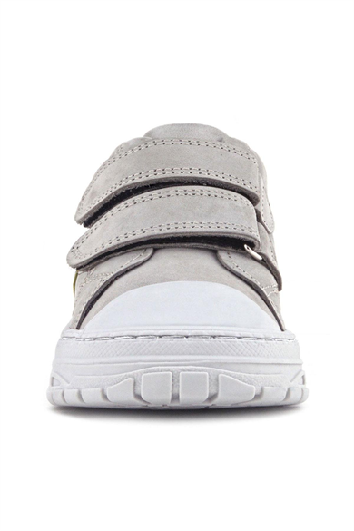 Rakerplus Tails Hakiki Deri Gri Sarı Cırtlı Çocuk Spor Bot