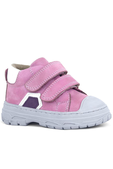 Rakerplus Tails Hakiki Deri Pembe Cırtlı Çocuk Spor Bot