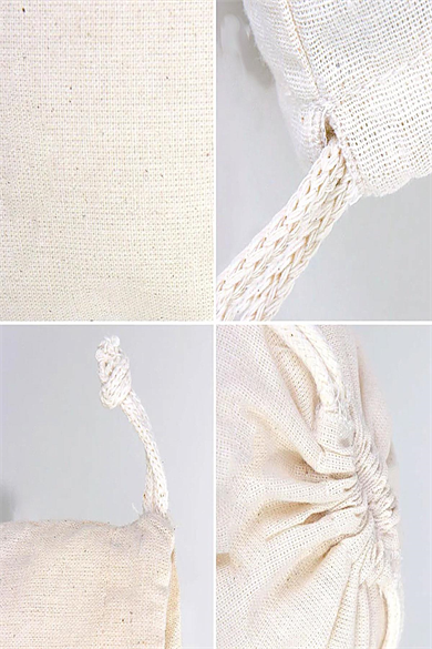 Rakerplus Tbons Özel Tasarım 30x40 cm Ham Bez Büzgülü Ayakkabı Torbası