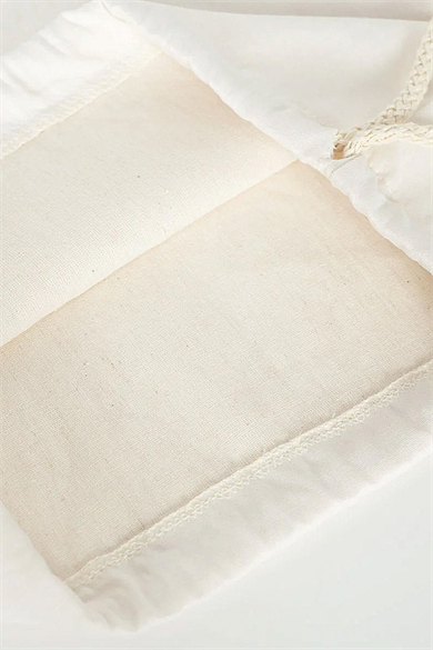 Rakerplus Tbons Özel Tasarım 35x40 cm Unisex Ham Bez Büzgülü Sırt Ayakkabı Çantası