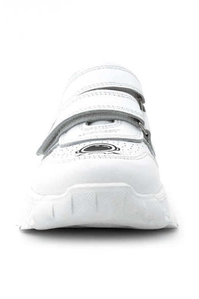 Rakerplus Tbons Özel Tasarım Hakiki Deri Beyaz Kız Çocuk Sneakers Ayakkabı