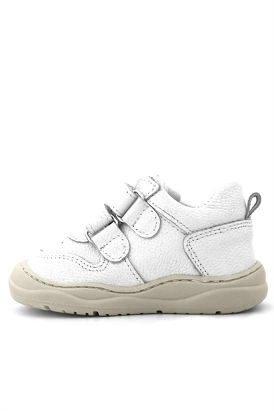Rakerplus Tbons Özel Tasarım Schaggy Hakiki Deri Beyaz Bebek Spor Ayakkabı