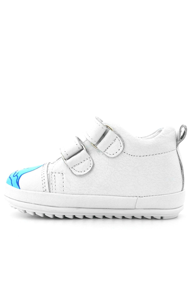 Rakerplus Tbons Özel Tasarım Scrat Hakiki Deri Beyaz İlk Adım Ayakkabısı