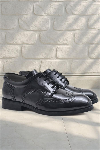 Rakerplus Titan Rugan Bağcıklı Klasik Erkek Çocuk Okul Ayakkabı