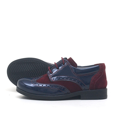 Rakerplus Titan Rugan Bağcıklı Klasik Erkek Bebek Abiye Ayakkabı