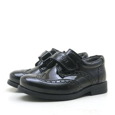 Rakerplus Titan Siyah Rugan Cırtlı Erkek Bebek Ayakkabı