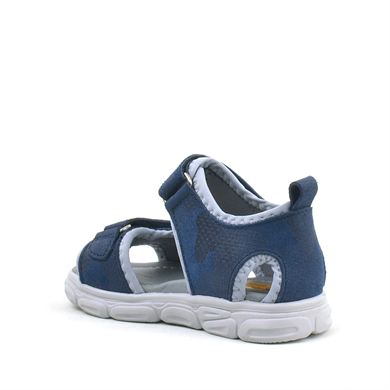 Rakerplus Wisps Hakiki Deri Lacivert Kamuflaj Bebek Sandalet