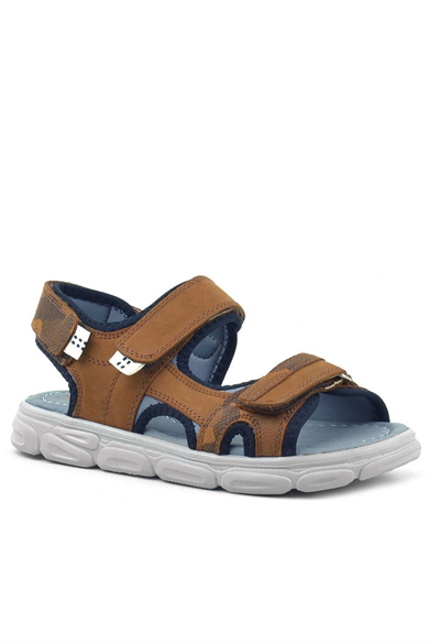 Rakerplus Wisps Hakiki Deri Taba Kamuflaj Çocuk Sandalet