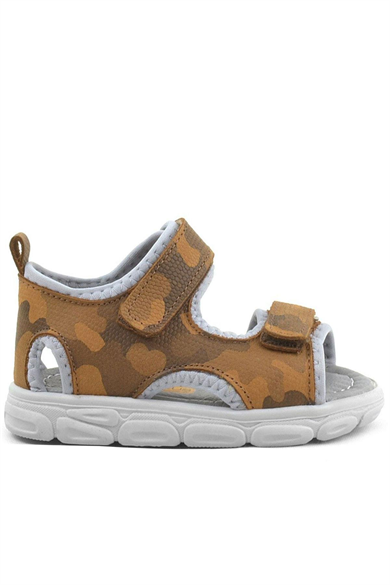Rakerplus Wisps Hakiki Deri Taba Kamuflaj Bebek Sandalet