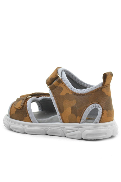 Rakerplus Wisps Hakiki Deri Taba Kamuflaj Bebek Sandalet