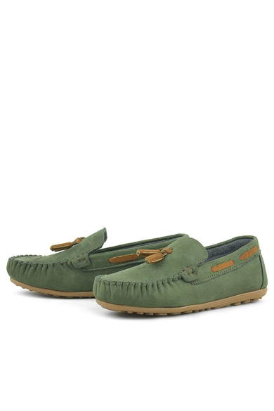 Rakerplus Yeşil Erkek Çocuk Mokasen Ayakkabı