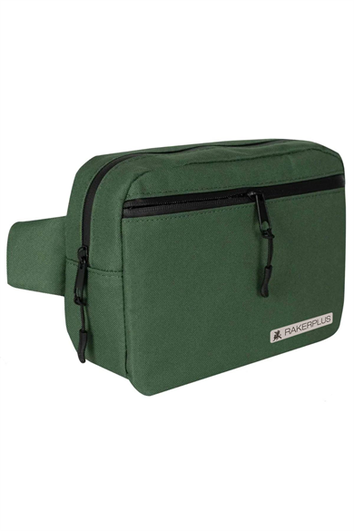 Rakerplus Yeşil Unisex Minimal 21x15x5 cm Bel ve Göğüs Çantası