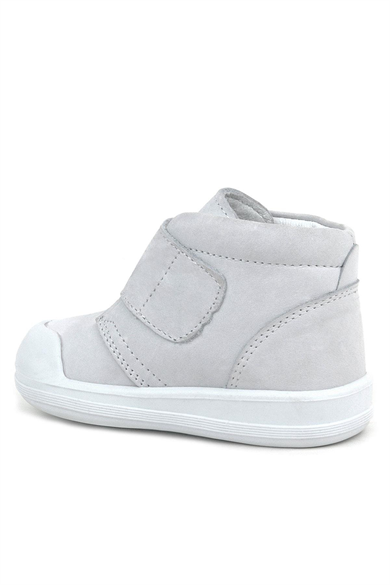 Rakerplus Yoohoo Hakiki Deri Beyaz Cırtlı Kız Bebek Bot