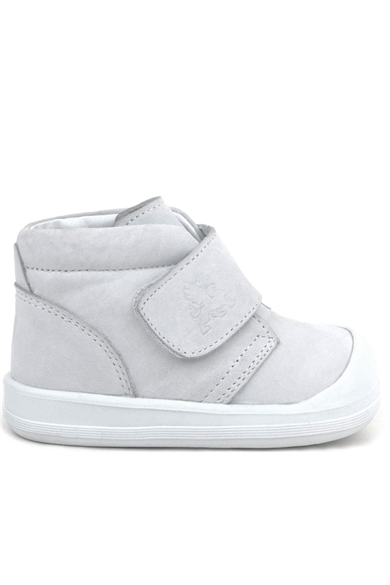 Rakerplus Yoohoo Hakiki Deri Beyaz Cırtlı Kız Bebek Bot