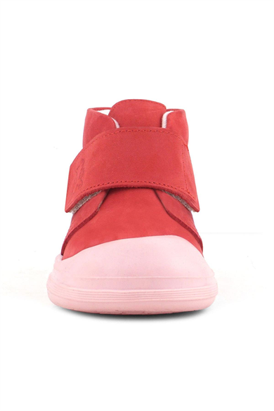 Rakerplus Yoohoo Hakiki Deri Nar Çiçeği Pembe Cırtlı Kız Bebek Bot