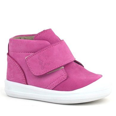 Rakerplus Yoohoo Hakiki Deri Pembe Beyaz Cırtlı Kız Bebek Bot