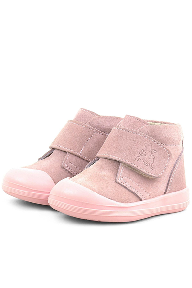 Rakerplus Yoohoo Hakiki Deri Pudra Cırtlı Kız Bebek Bot