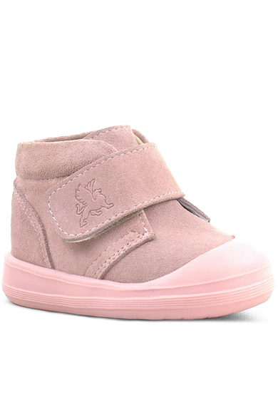 Rakerplus Yoohoo Hakiki Deri Pudra Cırtlı Kız Bebek Bot