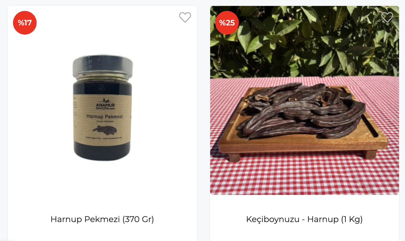 Keçiboynuzu Pekmezi- Anamur Bahçesi