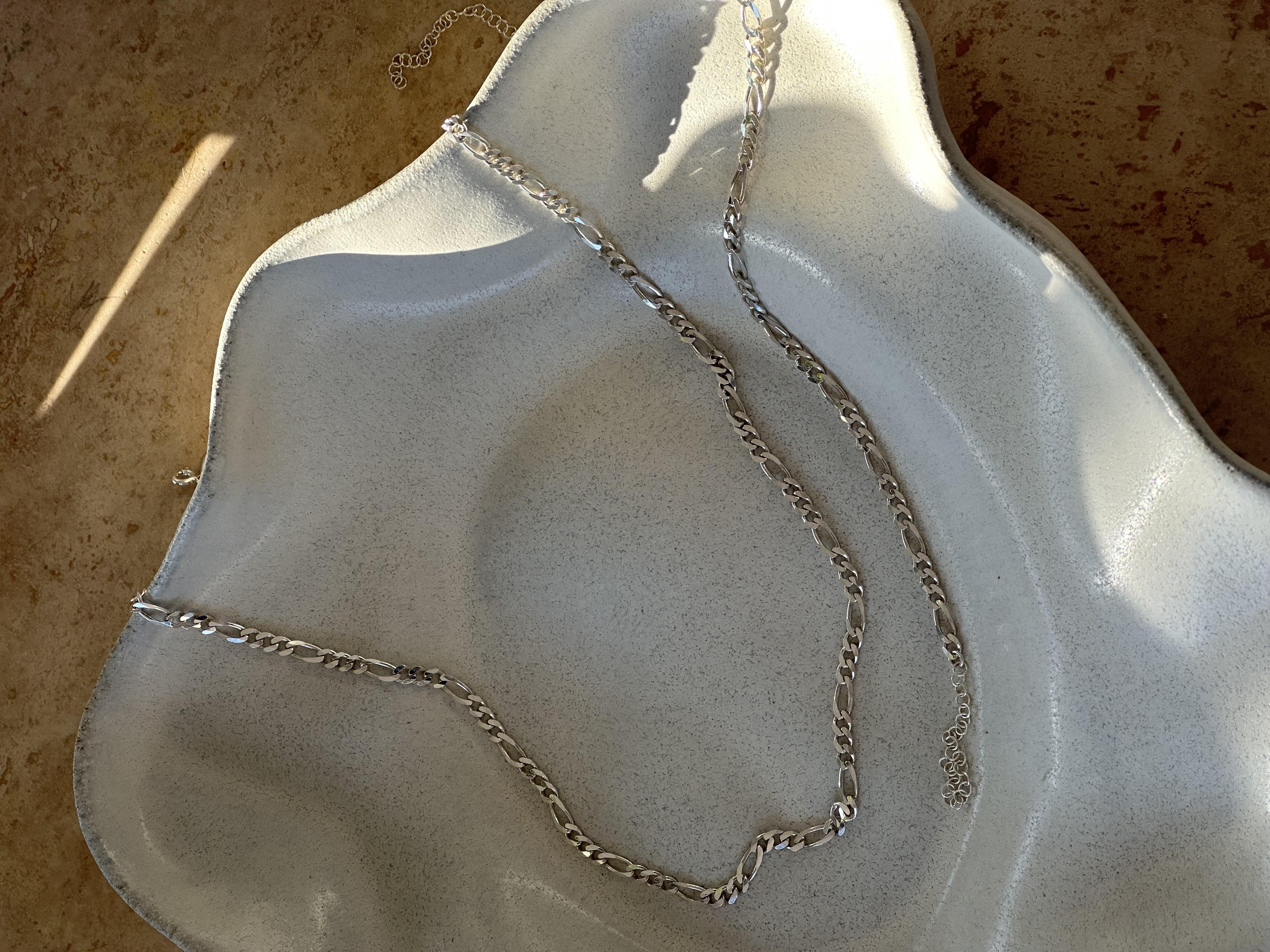 925 Ayar Gümüş Figaro Zincir Kolye