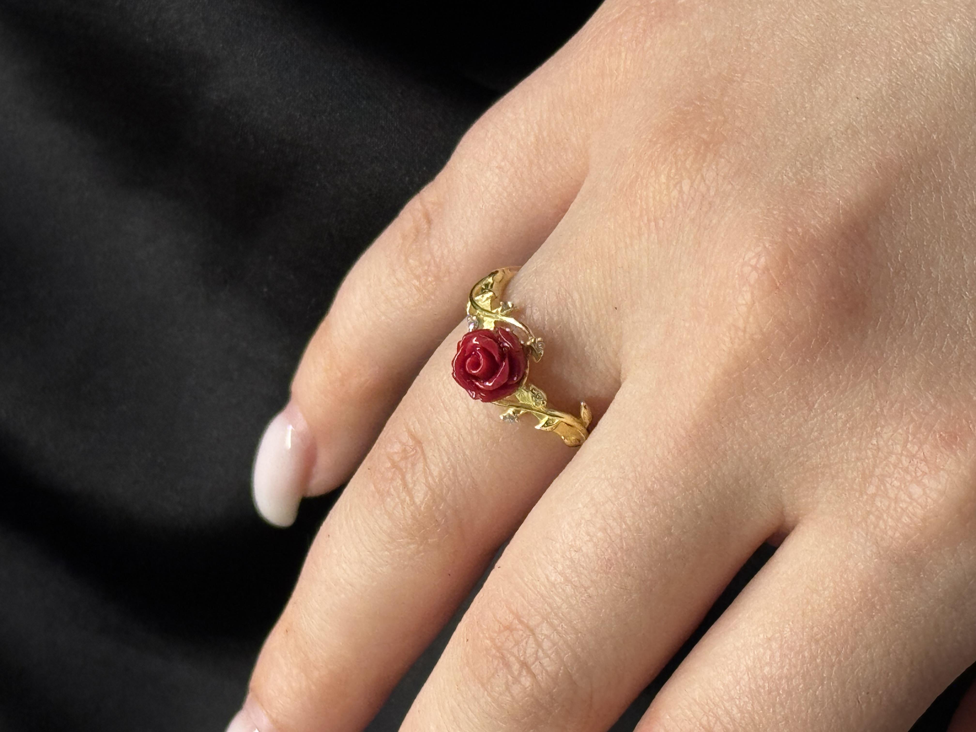 925 Ayar Gümüş Gül Yüzük