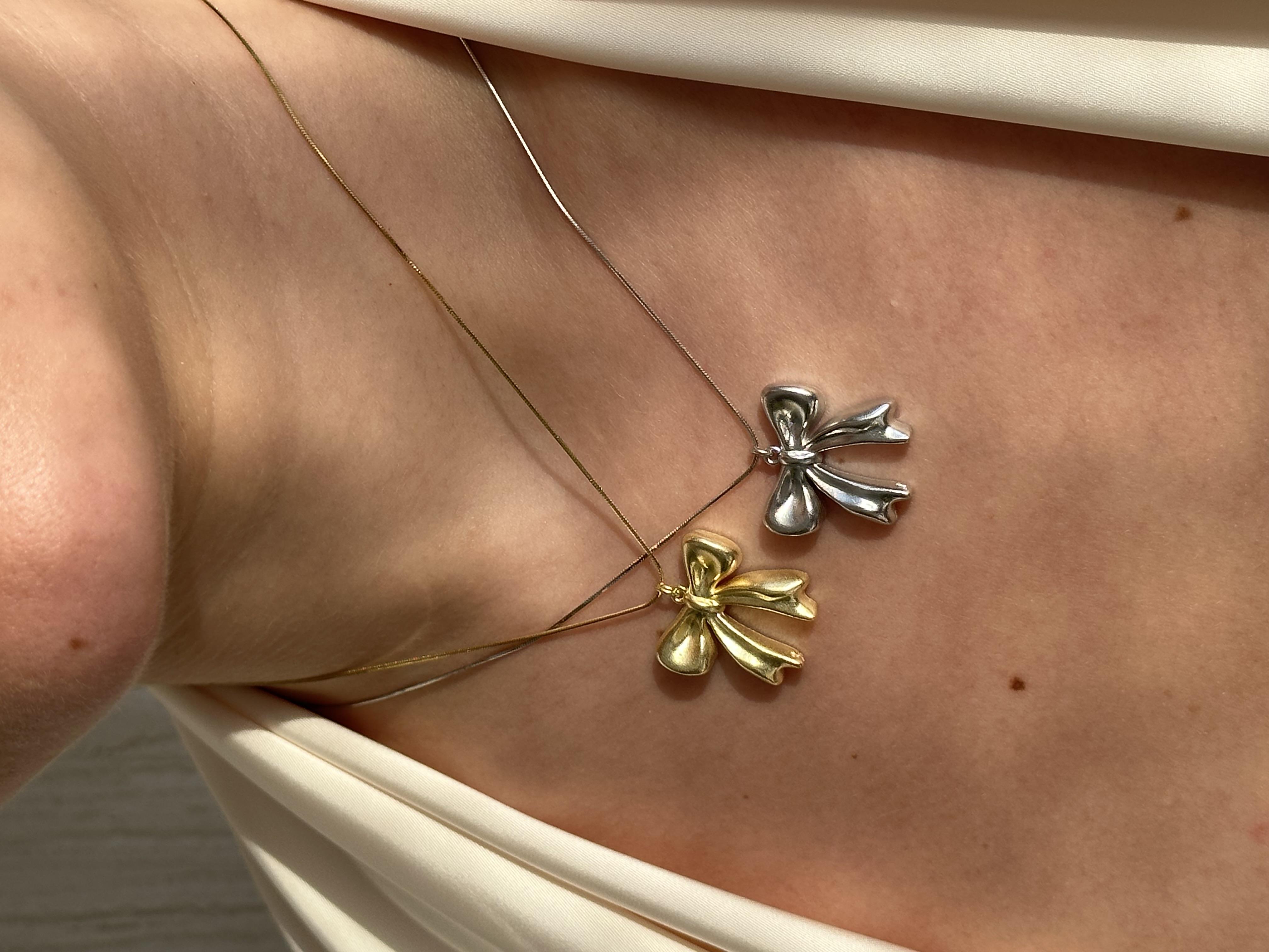 925 Ayar Gümüş Kurdele Kolye