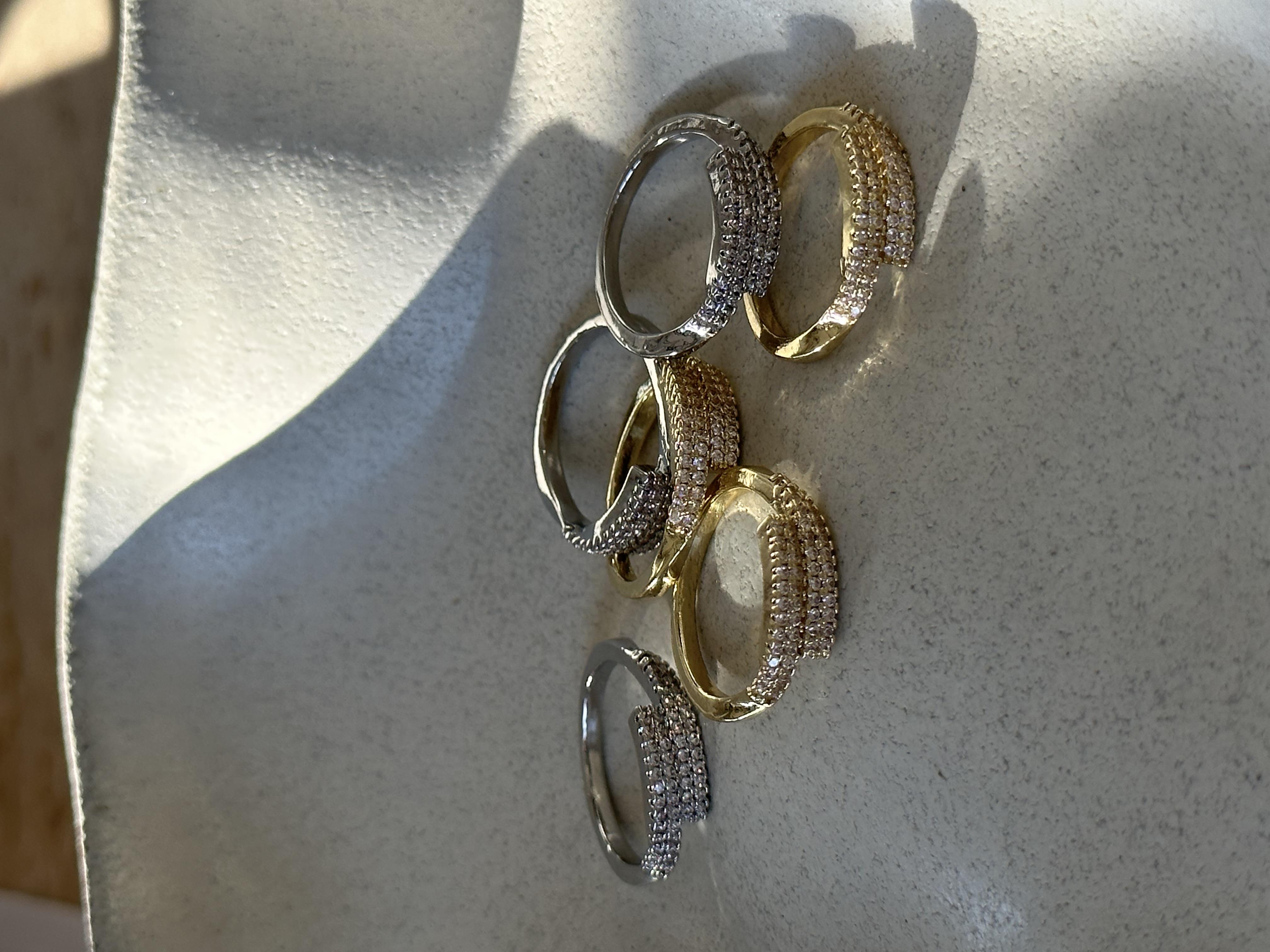 Taşlı Sarmal Yüzük