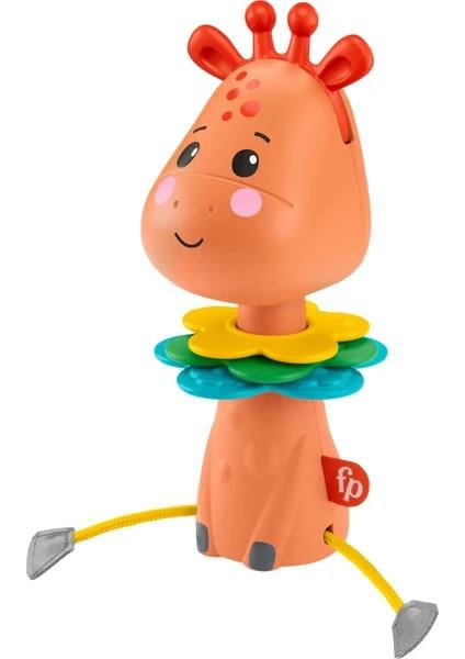 FISHER PRICEFisher-Price Safari Arkadaşları, Parlak Renkli Taşınabilir Aktivite Oyuncakları, Eğlenceli Zürafa Gwl65