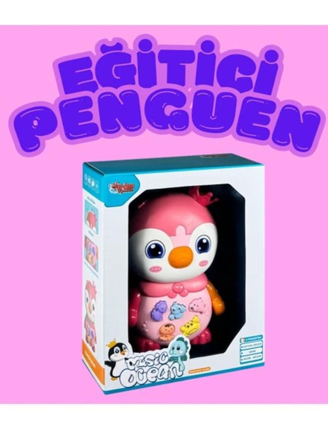VardemIşıklı ve Müzikli Kutulu Penguen Bebek Piyanosu