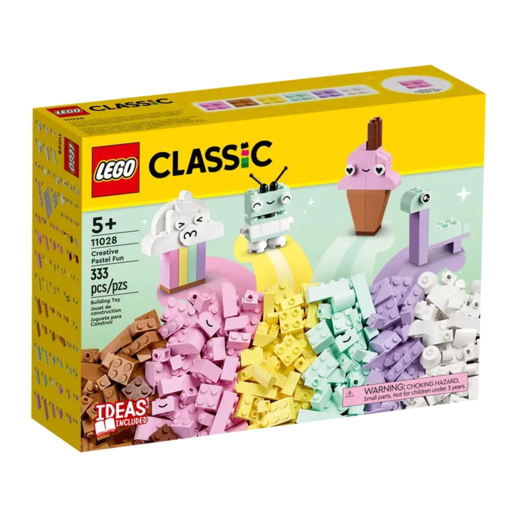 LEGO®LEGO® Classic Yaratıcı Pastel Eğlence 11028 - 5 Yaş ve Üzeri Çocuklar için Renkli, Yaratıcı, Eğlenirken Öğreten Yaratıcı Oyuncak Yapım Seti (333 Parça)