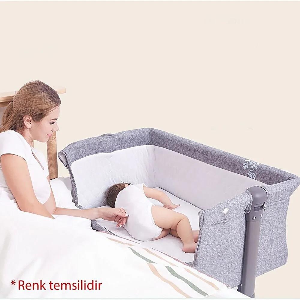 Baby PlusSafe Side Anne Yanı Beşiği - Kahverengi