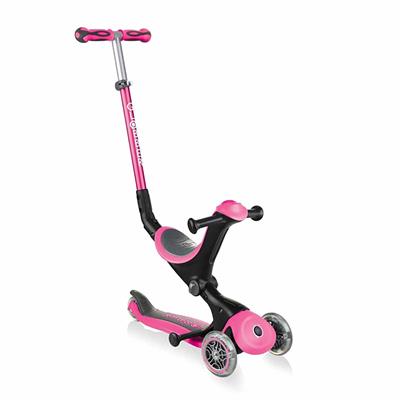 Globber Go Up Deluxe Scooter - Pembe