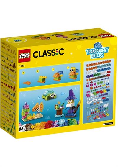LEGO®LEGO 11013 LEGO Classic Yaratıcı Şeffaf Yapım Parçaları 500 Parça