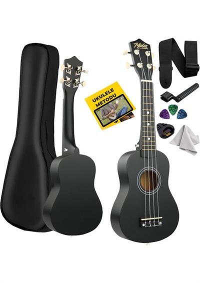 MidexMidex Ukx-901bk Siyah Soprano Ukulele (Askı Çanta Metod Pena)