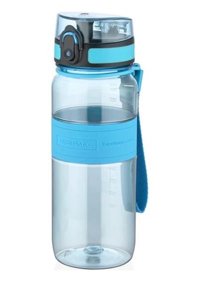 UCSPACEUzspace 650 ML Kaydırmaz Gövde Taşıma Askılı Tritan Su Matarası Mavi