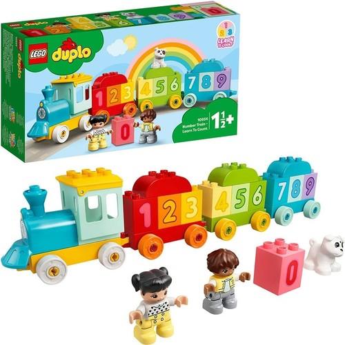 DUPLO® İlk Sayı Treni Saymayı Öğren 10954 - 18 Ay ve Üzeri Çocuklar İçin Sayma Yetisini Geliştiren Eğitici Oyuncak Yapım Seti (23 Parça)