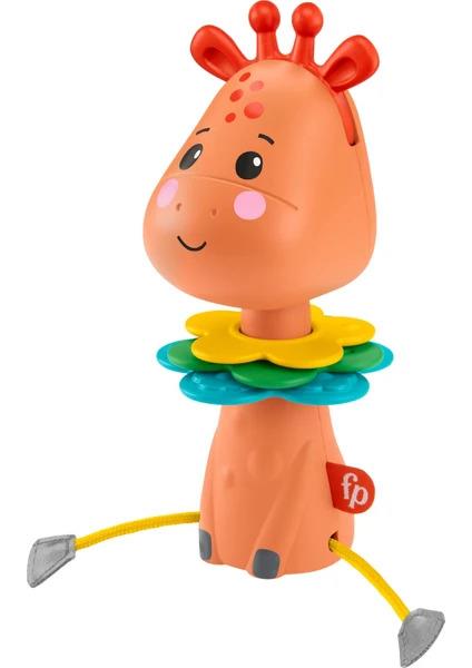 FISHER PRICEFisher-Price Safari Arkadaşları, Parlak Renkli Taşınabilir Aktivite Oyuncakları, Eğlenceli Zürafa Gwl65