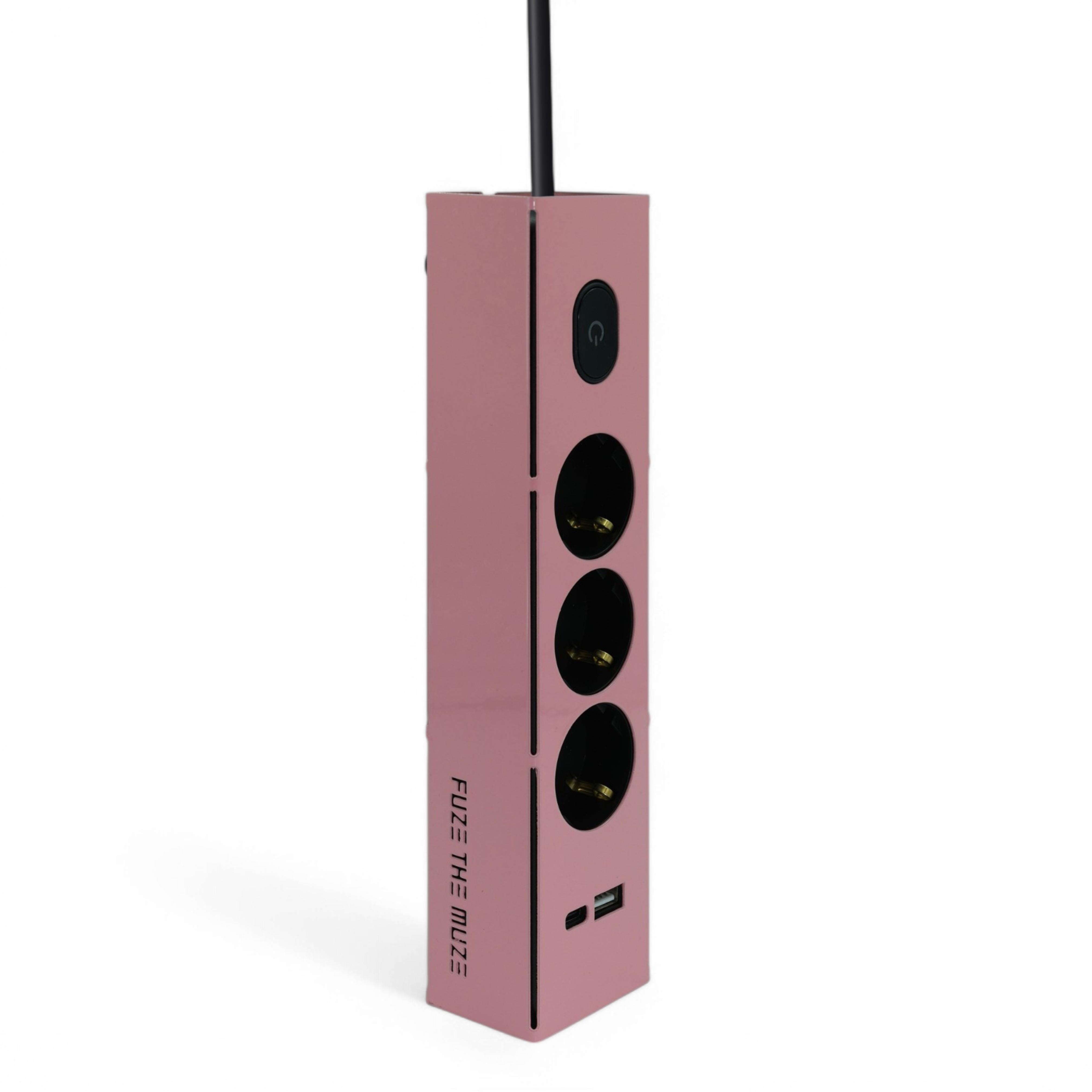 FUZE THE MUZEFUZE THE MUZE - Metal Gövdeli USB Şarjlı Grup Priz