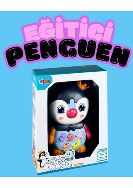 VardemIşıklı ve Müzikli Kutulu Penguen Bebek Piyanosu