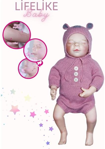 VardemKutulu 43 cm Aksesuarlı Gerçekçi Bebek (Kapalı Kutu)
