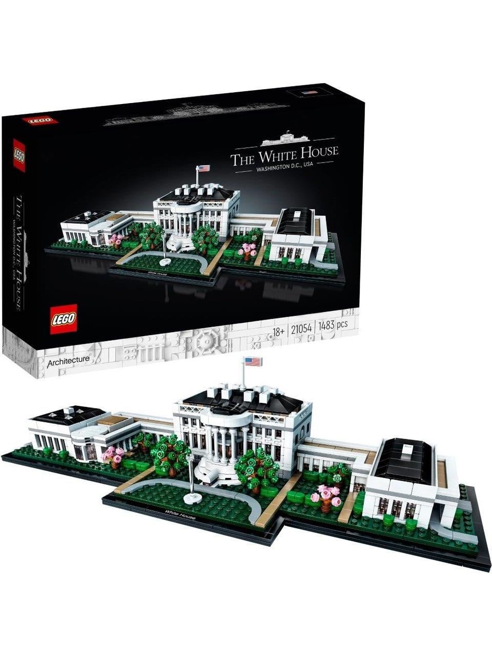 LEGO®LEGO Architecture Beyaz Saray 21054 -Seyahat; Mimari ve Tarih Meraklısı Yetişkinler İçin Washington Simgesi Koleksiyonluk
