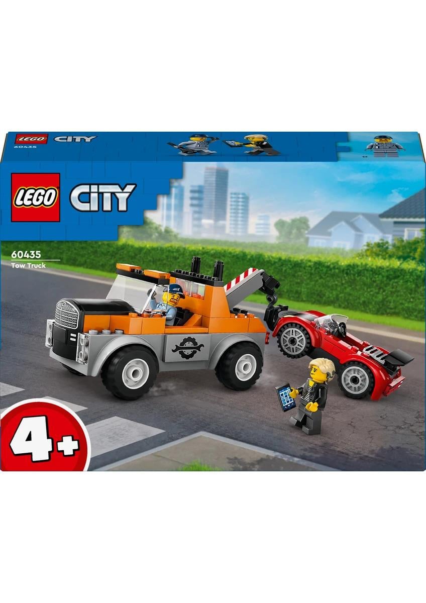 LEGO®LEGO ® City Çekici Kamyon ve Spor Araba Tamiri 60435 - 4 Yaş ve Üzeri Çocuklar için Yaratıcı Oyuncak Yapım Seti (101 Parça)
