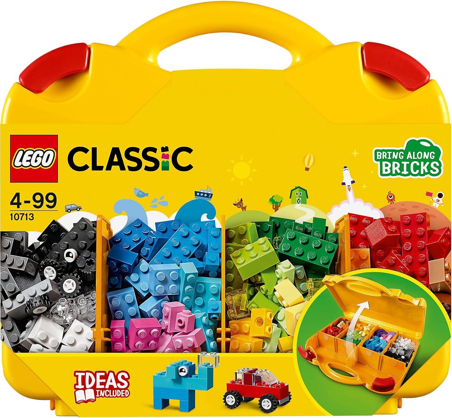 LEGO® Classic Yaratıcı Çanta 10713 - 4 Yaş ve Üzeri Çocuklar için Farklı Şekiller İçeren Yaratıcı Oyuncak Yapım Seti (213 Parça)
