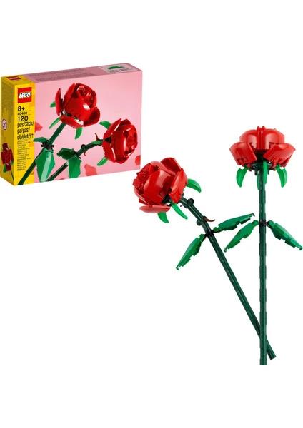 LEGO®LEGO ® Iconic Gül 40460 - Dekoratif, Koleksiyonluk ve Sergilenebilir Çiçek Modeli Yapım Seti (120 Parça)