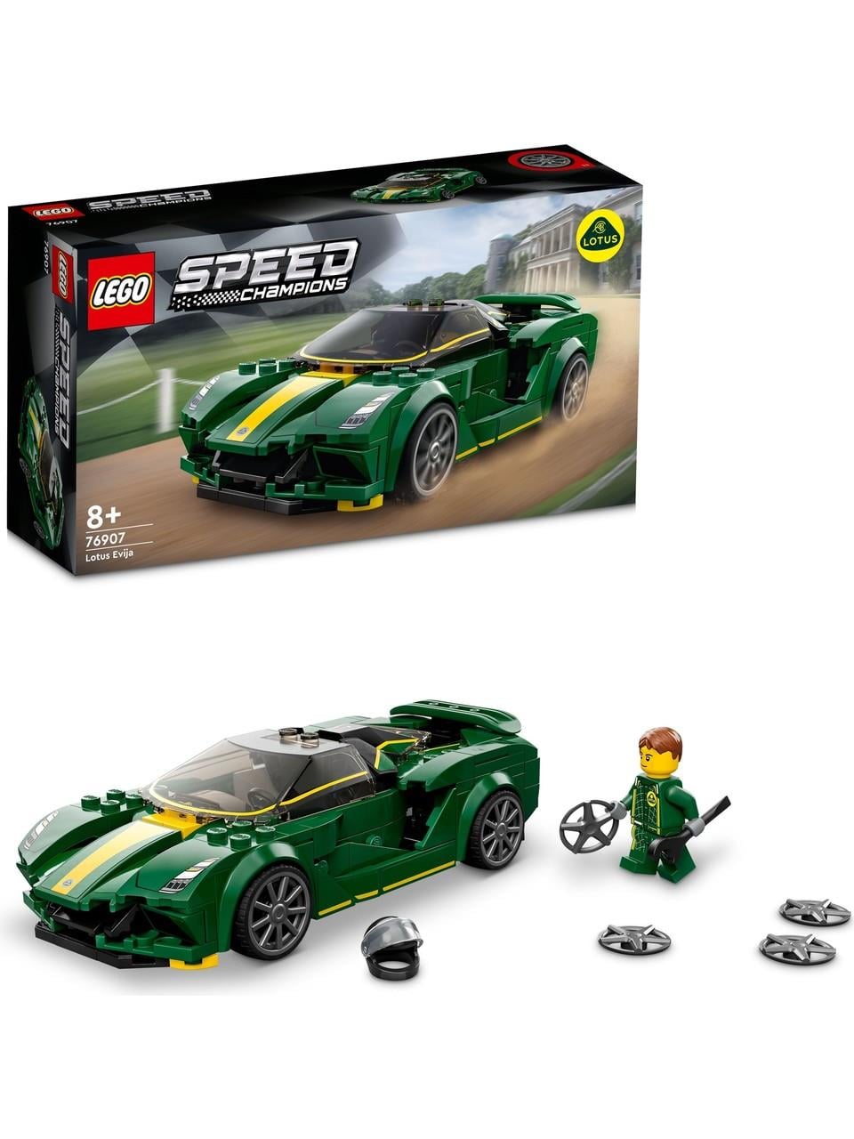 LEGO®LEGO ® Speed Champions Lotus Evija 76907 - 8 Yaş ve Üzeri Çocuklar ve Araba Meraklıları Için Harika Bir Oyuncak Yapım Seti 