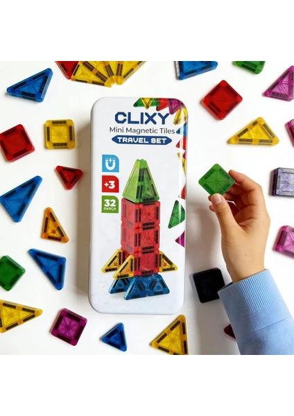 UCUZUNABAKMini Manyetik Bloklar 32 Parça Travel Set